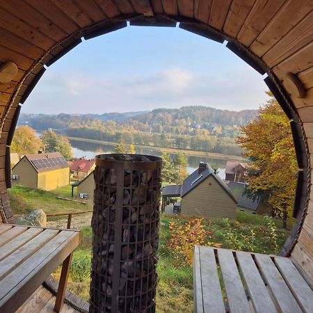Ostrzycki Las Domki Nad Jeziorem -Balia-Sauna-Prywatny Pomost Pierszczewo Exteriör bild