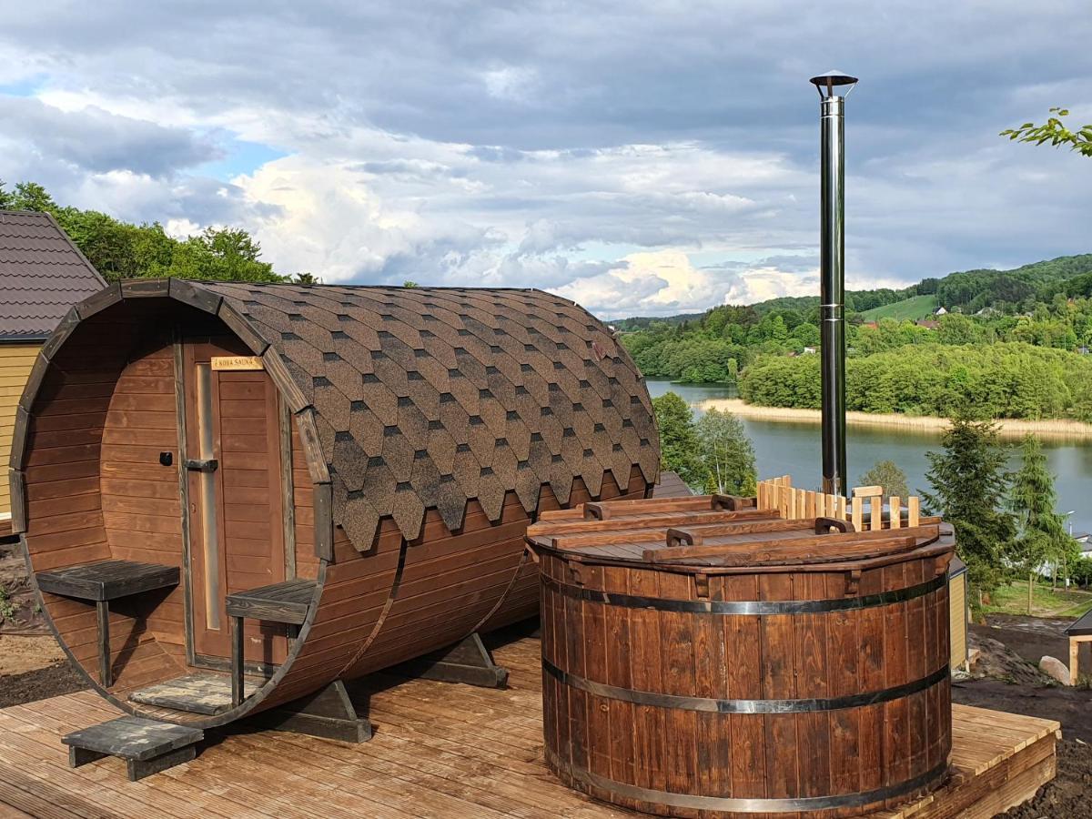Ostrzycki Las Domki Nad Jeziorem -Balia-Sauna-Prywatny Pomost Pierszczewo Exteriör bild