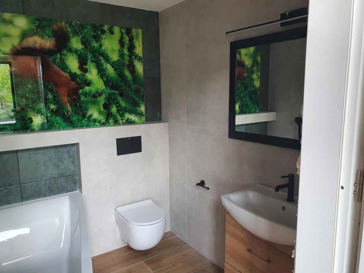 Ostrzycki Las Domki Nad Jeziorem -Balia-Sauna-Prywatny Pomost Pierszczewo Exteriör bild