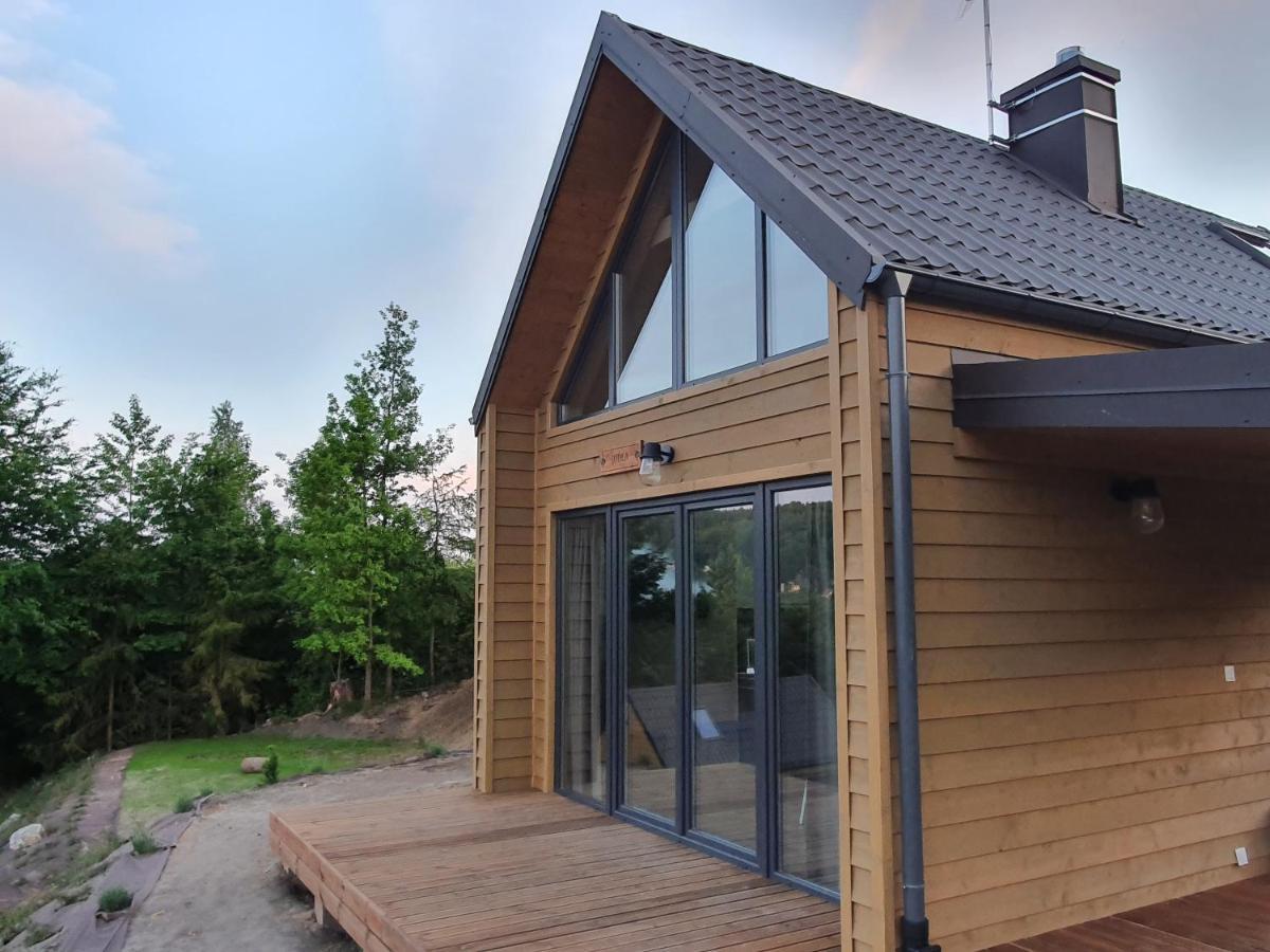 Ostrzycki Las Domki Nad Jeziorem -Balia-Sauna-Prywatny Pomost Pierszczewo Exteriör bild