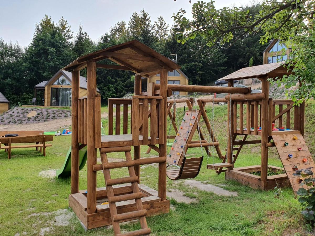 Ostrzycki Las Domki Nad Jeziorem -Balia-Sauna-Prywatny Pomost Pierszczewo Exteriör bild
