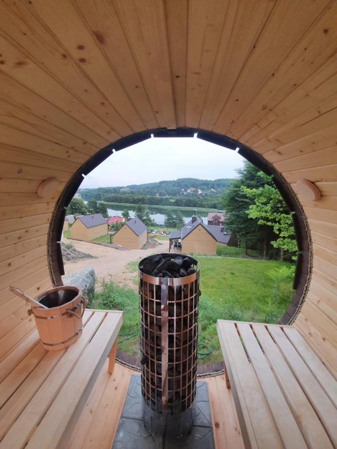 Ostrzycki Las Domki Nad Jeziorem -Balia-Sauna-Prywatny Pomost Pierszczewo Exteriör bild