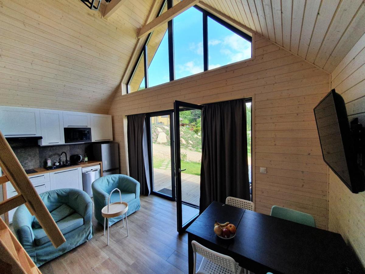 Ostrzycki Las Domki Nad Jeziorem -Balia-Sauna-Prywatny Pomost Pierszczewo Exteriör bild