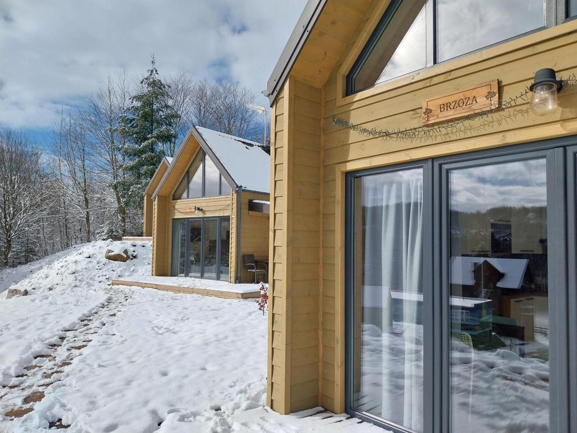 Ostrzycki Las Domki Nad Jeziorem -Balia-Sauna-Prywatny Pomost Pierszczewo Exteriör bild