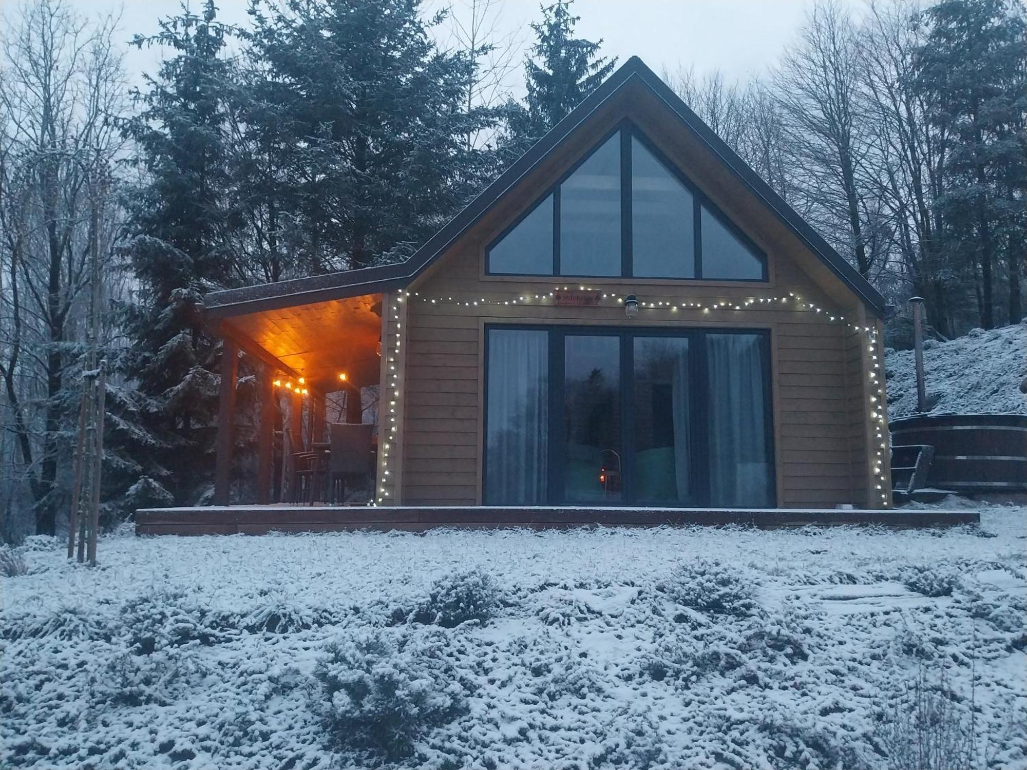 Ostrzycki Las Domki Nad Jeziorem -Balia-Sauna-Prywatny Pomost Pierszczewo Exteriör bild