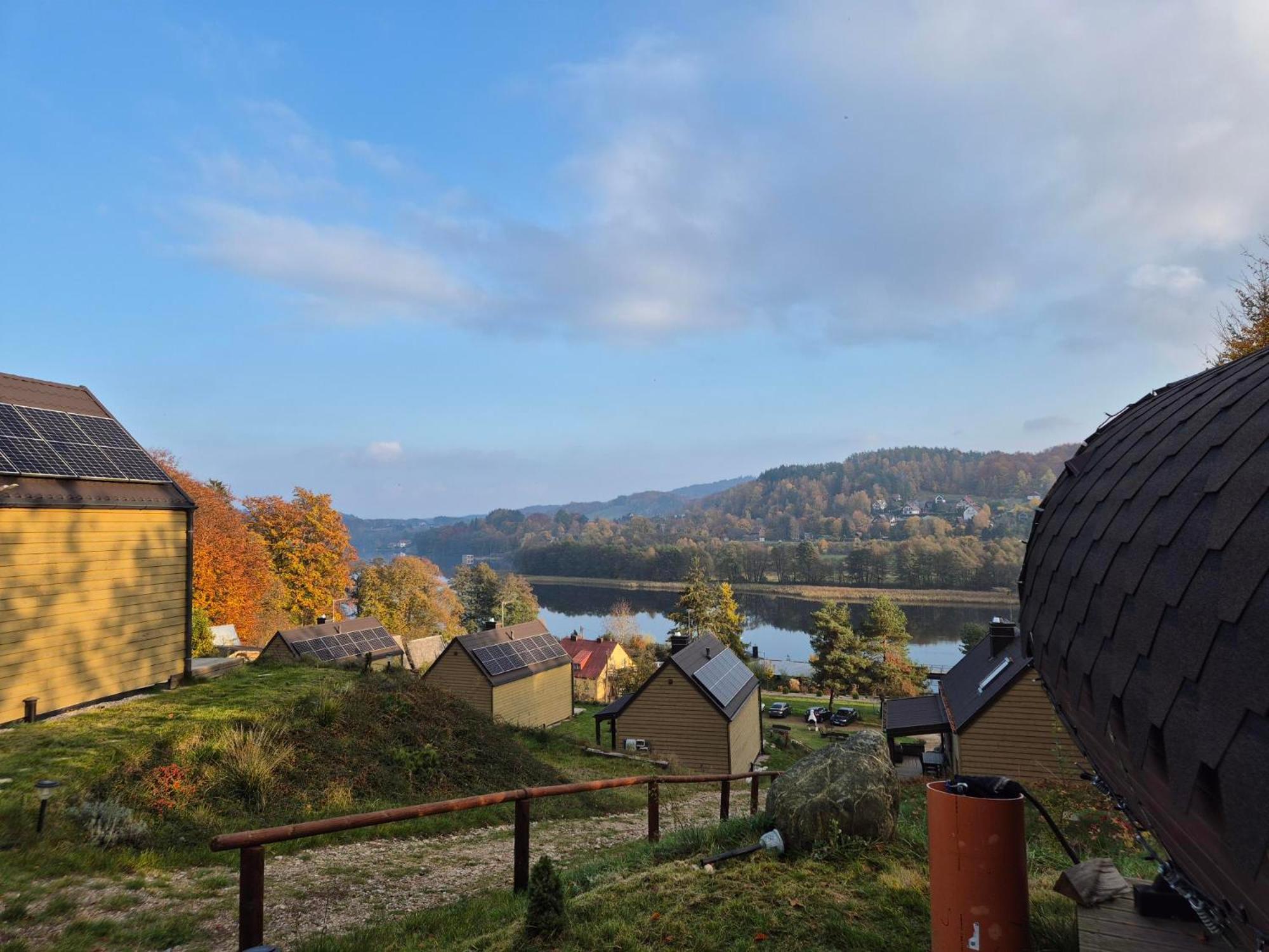 Ostrzycki Las Domki Nad Jeziorem -Balia-Sauna-Prywatny Pomost Pierszczewo Exteriör bild