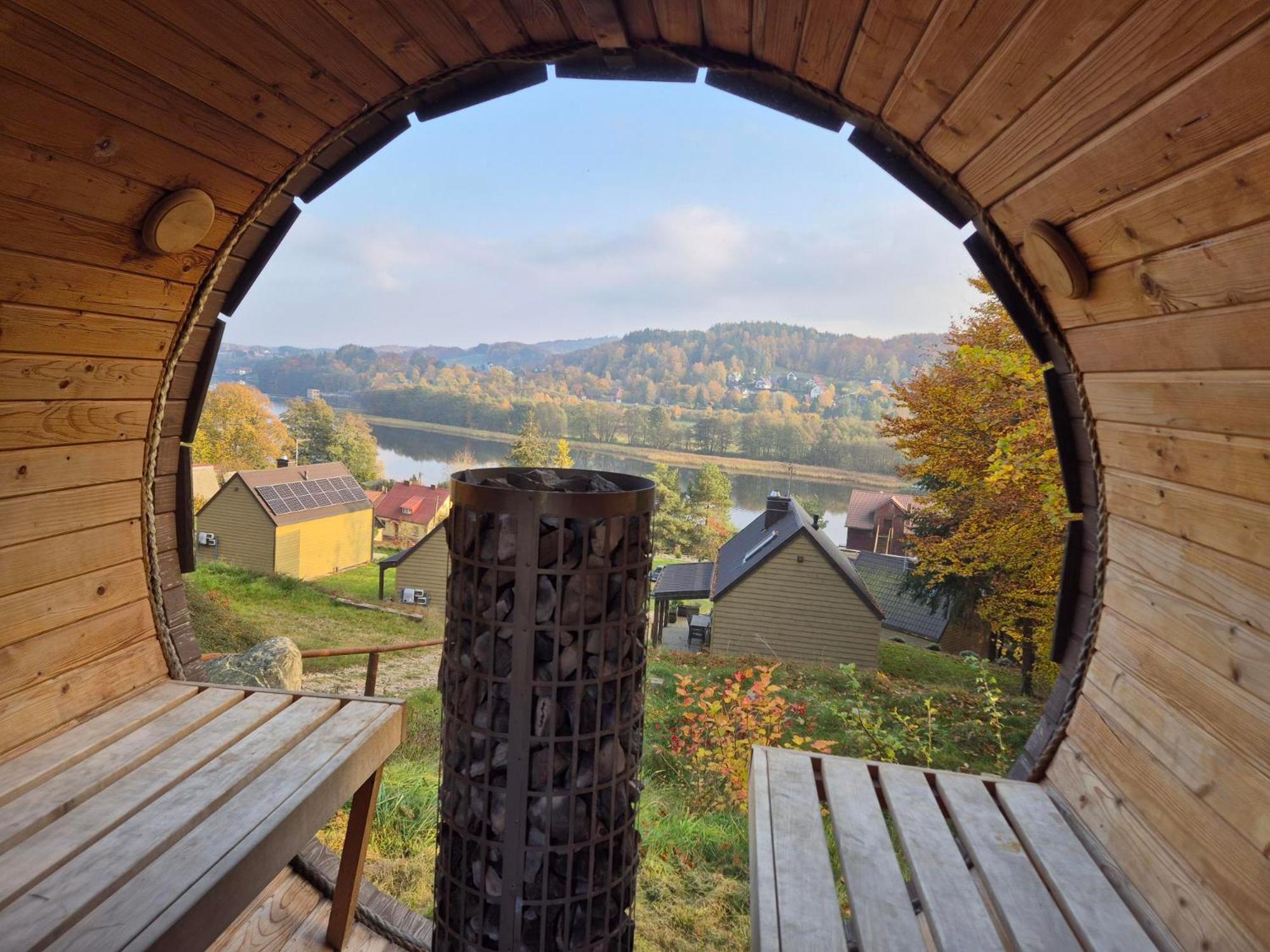 Ostrzycki Las Domki Nad Jeziorem -Balia-Sauna-Prywatny Pomost Pierszczewo Exteriör bild